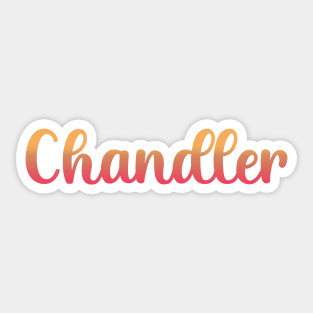 Arizona Chandler map arizona state usa arizona tourism Chandler tourism Sticker